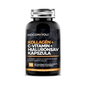 Kollagén+Hialuron+C-vitamin kapszula 100 db Biocom / Ökonet