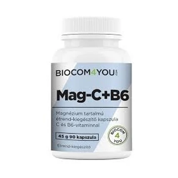 Mag-C+B6 Magnézium C-vitaminnal és B6 vitaminnal 90 db Biocom / Ökonet