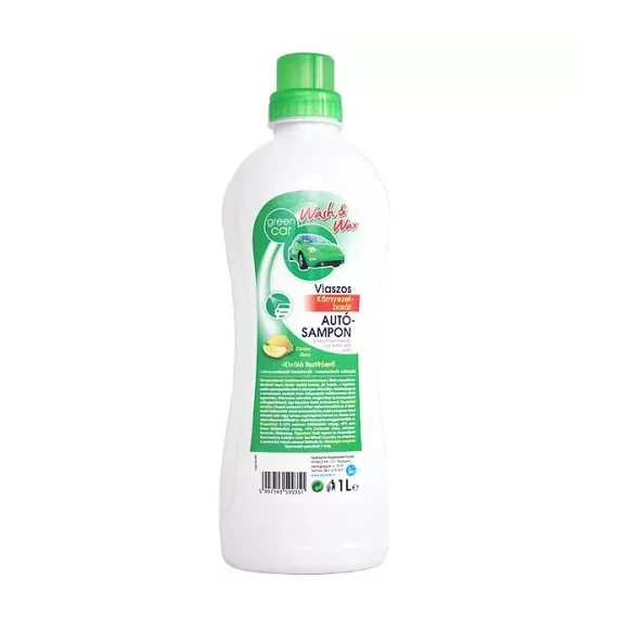Green Car WASH and WAX viaszos autósampon 1 liter