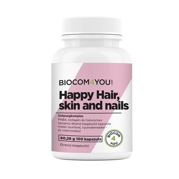 Happy Hair Skin and Nails kapszula 100 db Biocom / Ökonet