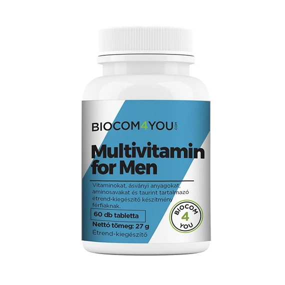 Multivitamin for Men  / férfiaknak / 60 db Biocom / Ökonet