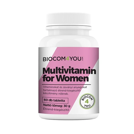 Multivitamin for Women / nőknek / 60 db Biocom / Ökonet